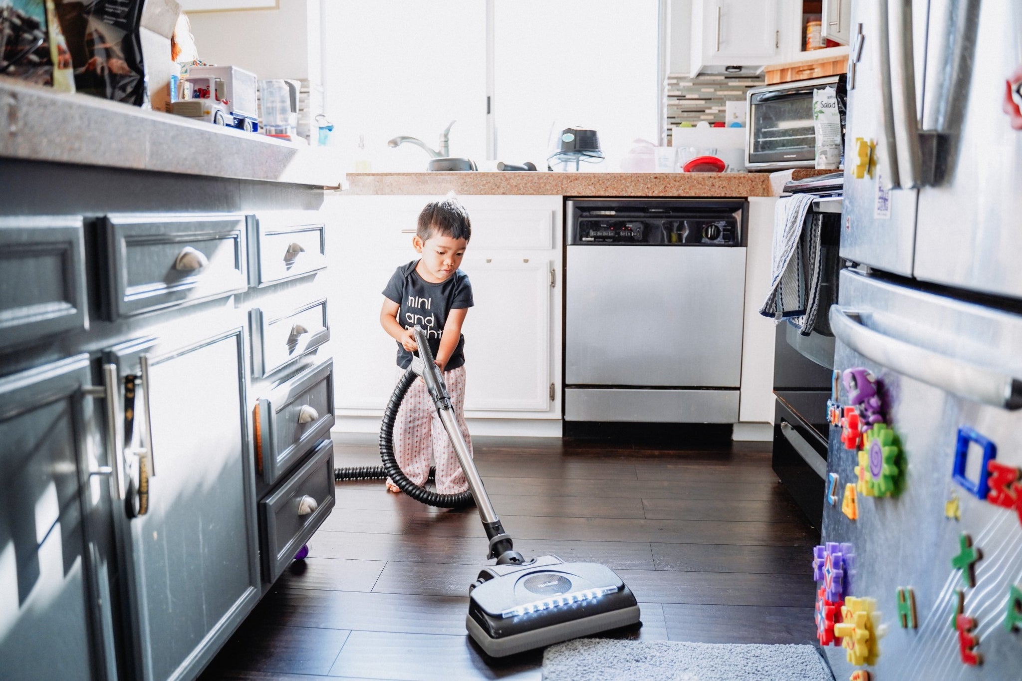 Cleaning with the Kiddos