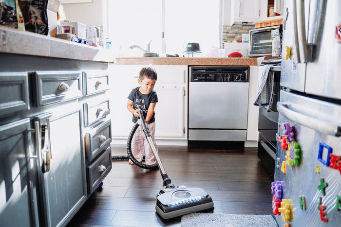 Cleaning with the Kiddos